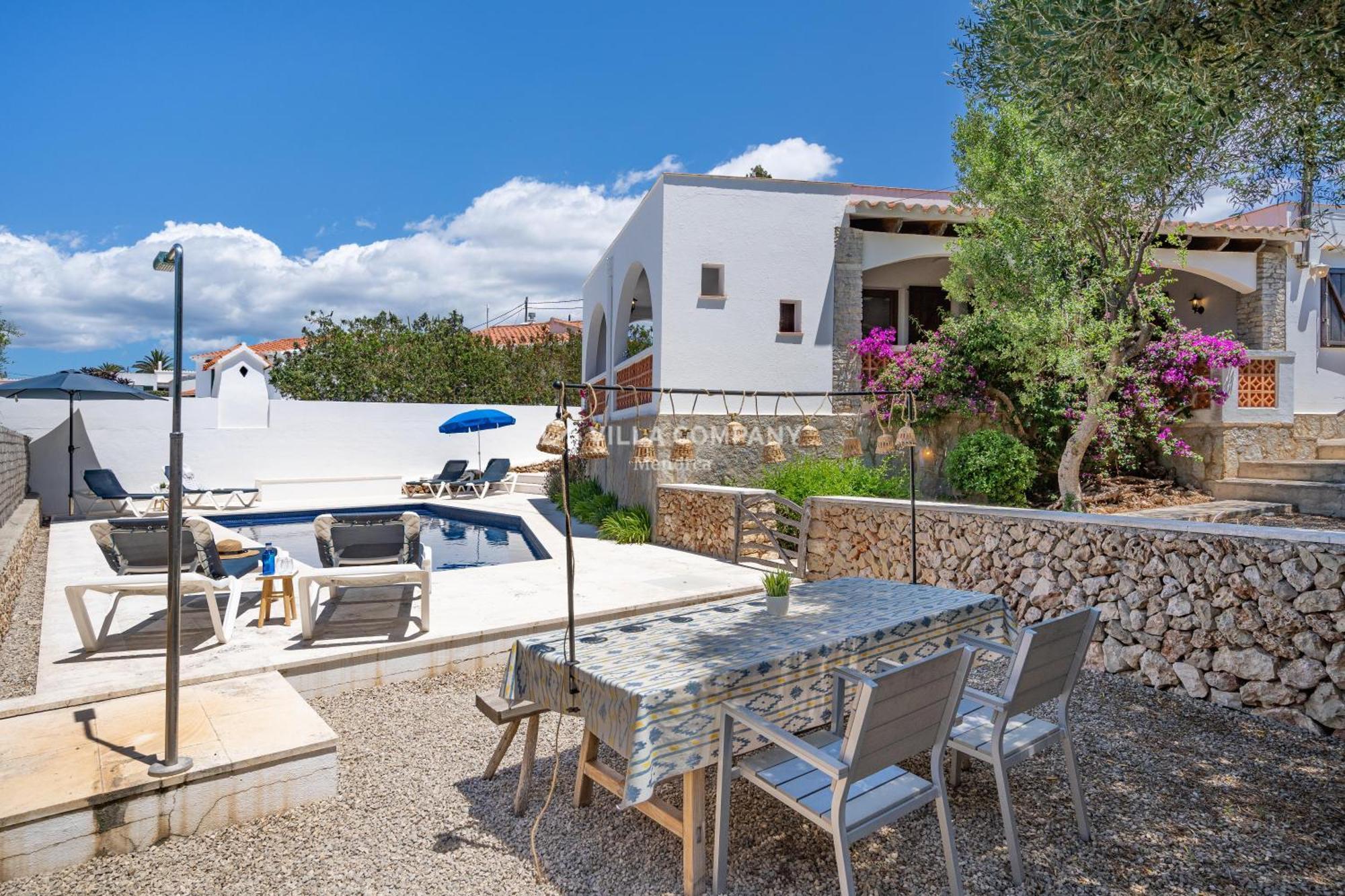 Villa Caterina Cala En Porter  Eksteriør bilde