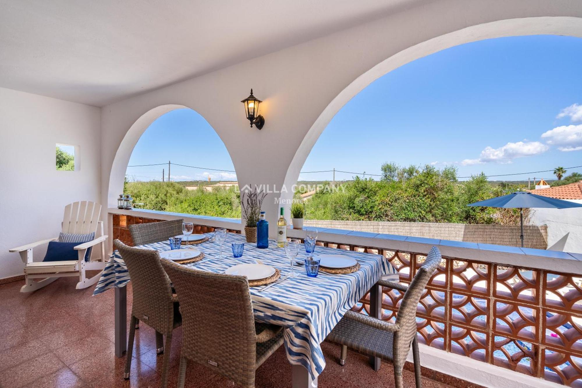 Villa Caterina Cala En Porter  Eksteriør bilde