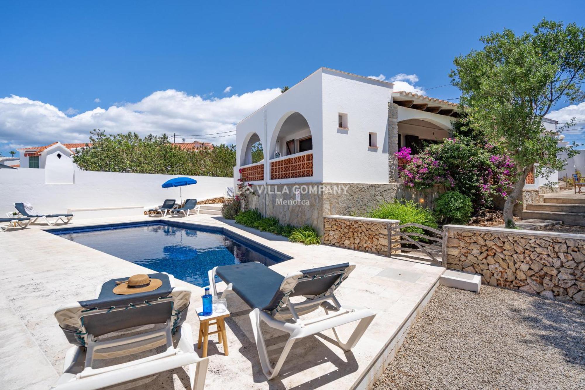 Villa Caterina Cala En Porter  Eksteriør bilde